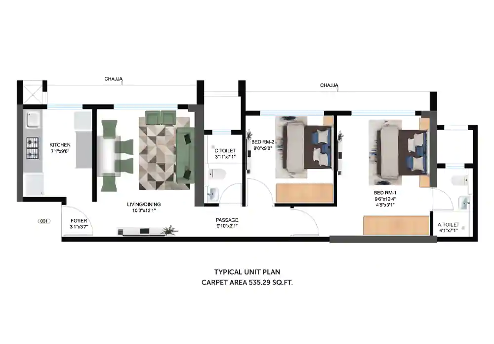 2 BHK